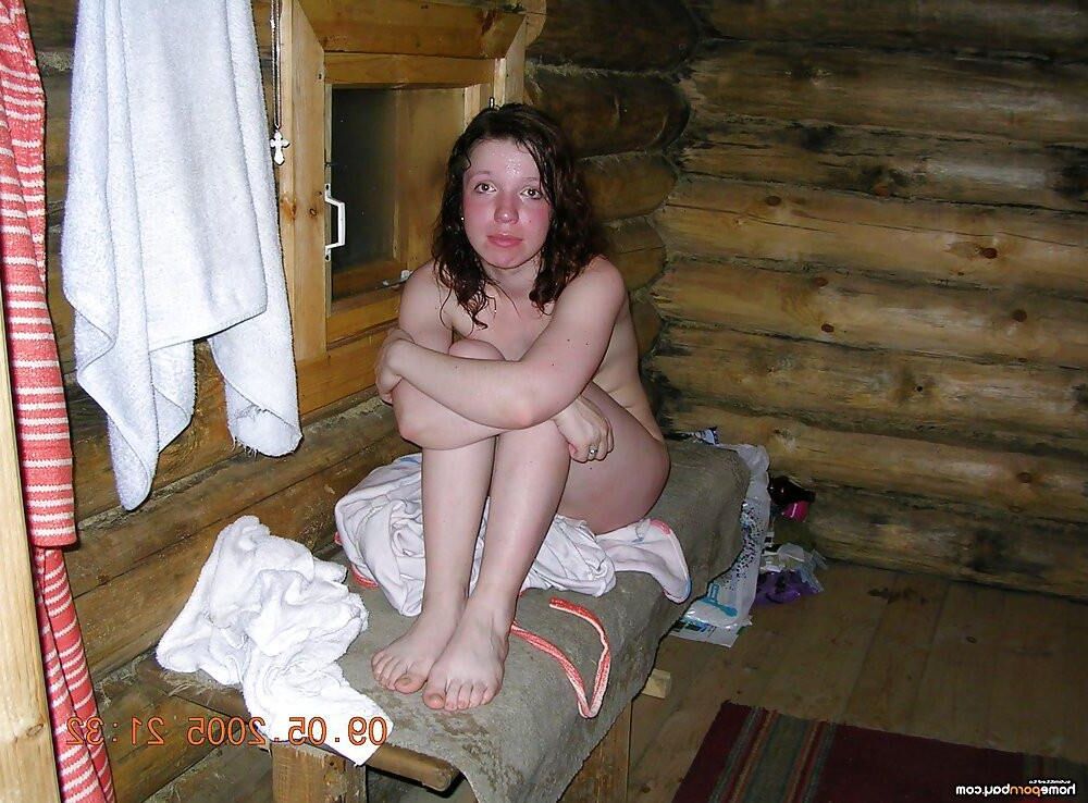 Süße russische Frau im Banya