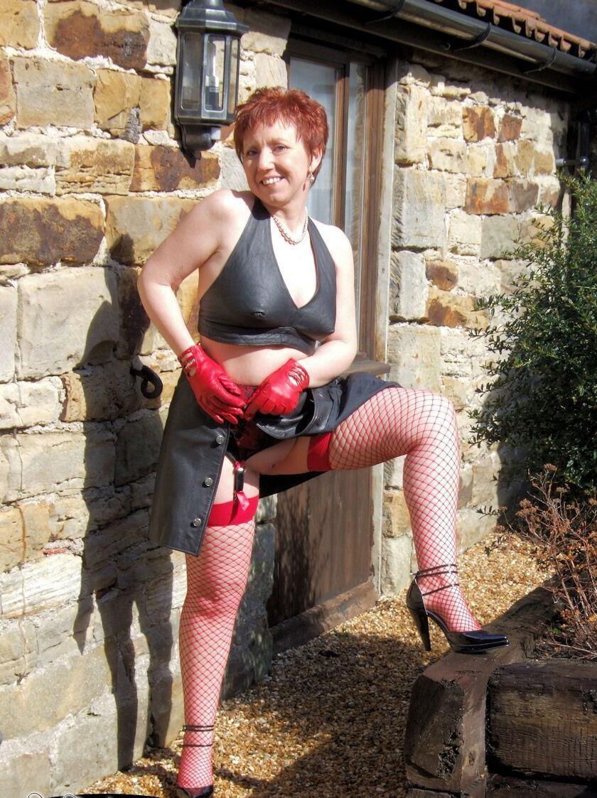 Engel Red Fishnets