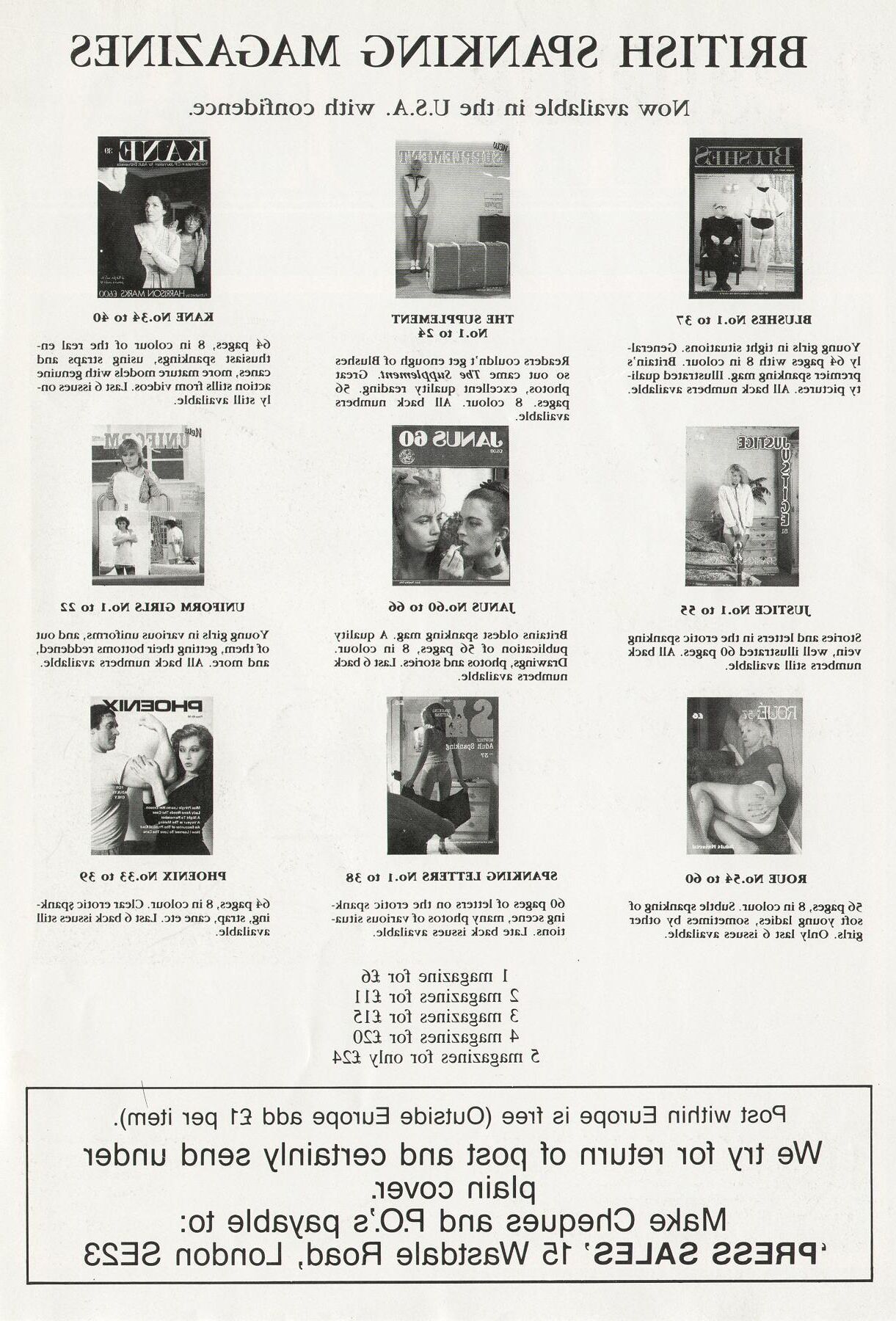 Problema de rubores de azotes retro completos