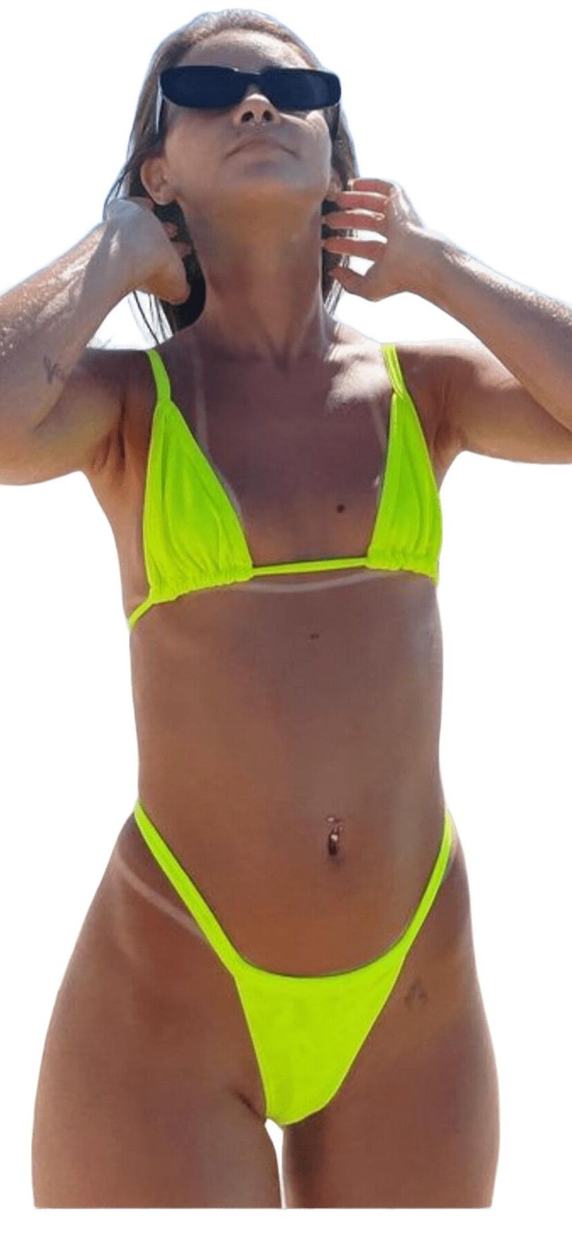 Latina lindas pegatinas grandes de trasero