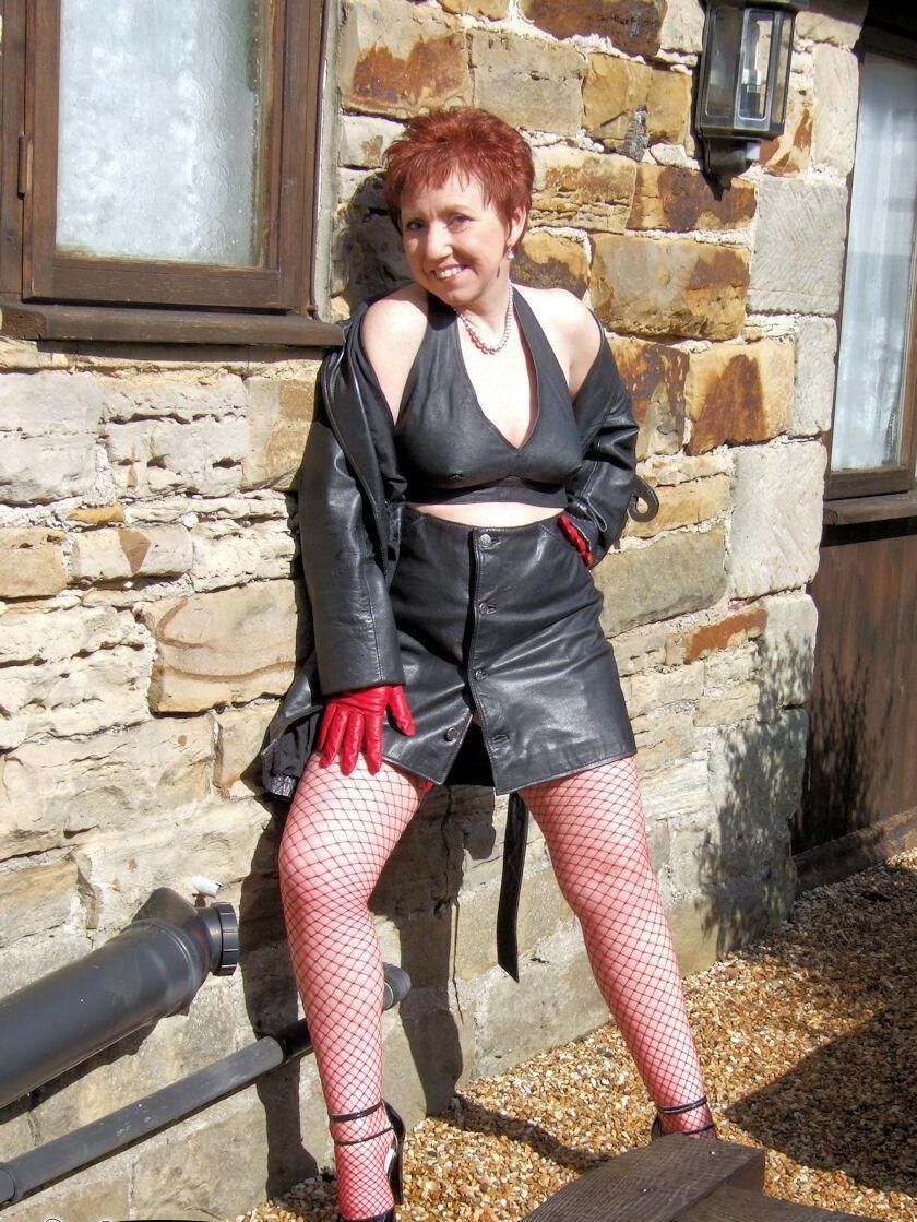 Engel Red Fishnets