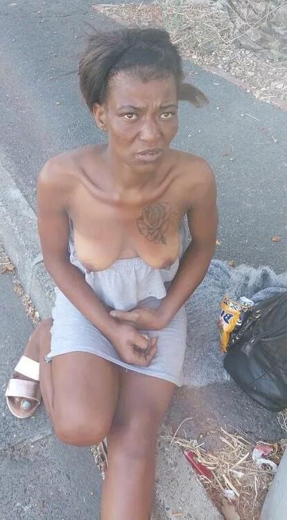 Sexy Ebony Crackhead/Crackwhore