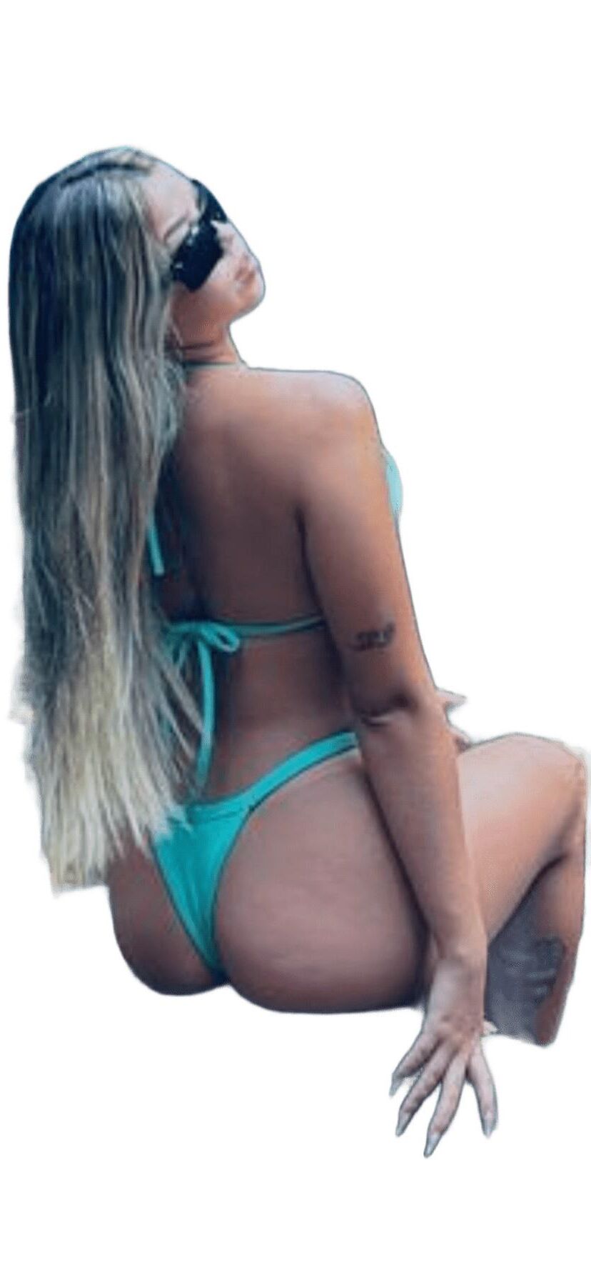Latina lindas pegatinas grandes de trasero