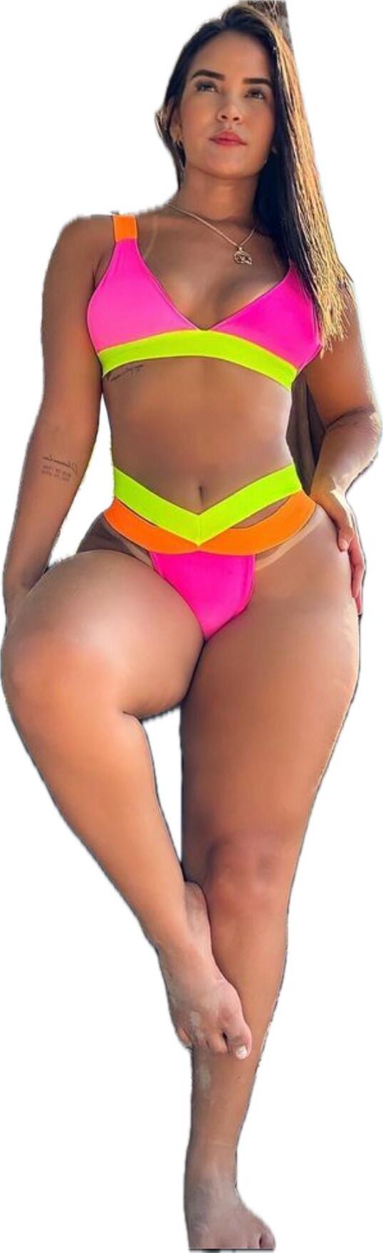 Latina lindas pegatinas grandes de trasero