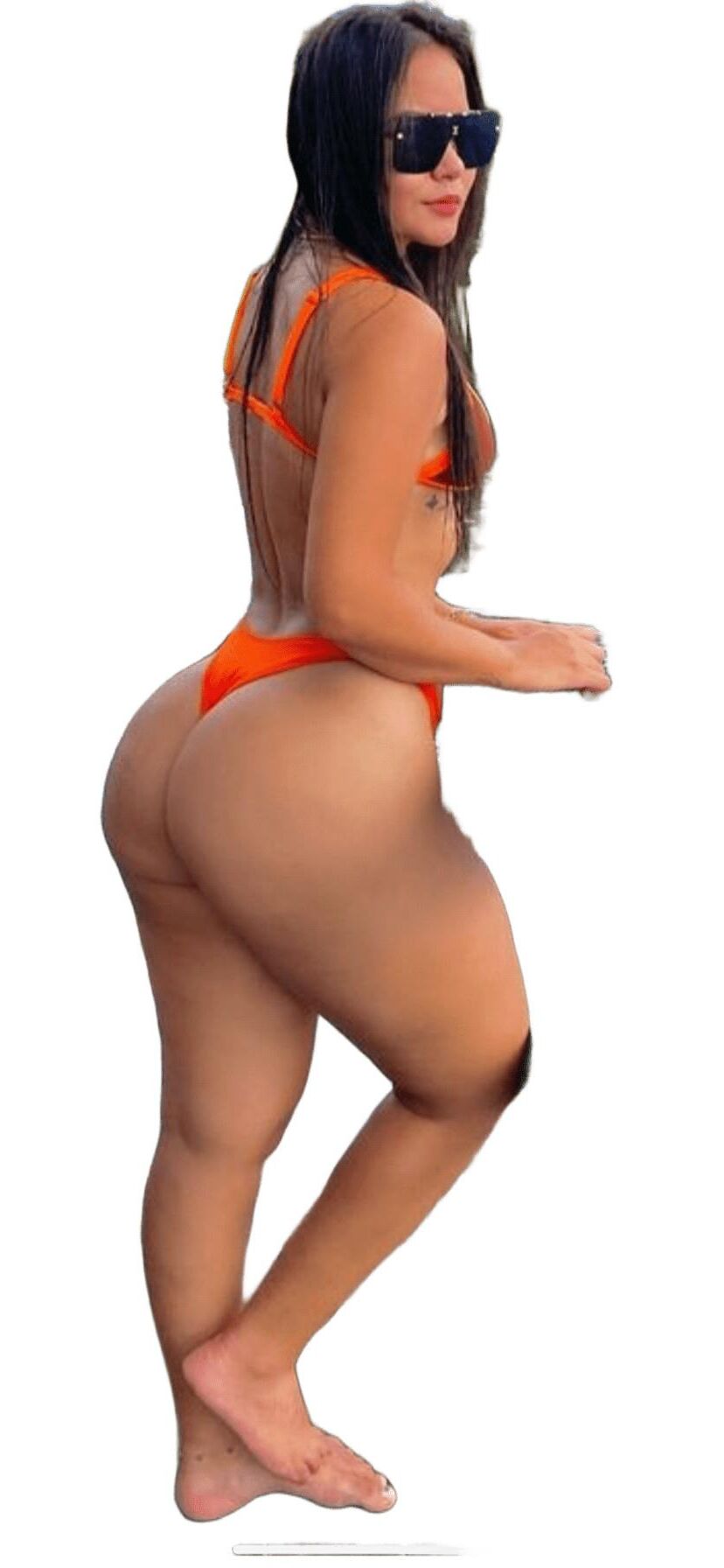 Latina lindas pegatinas grandes de trasero