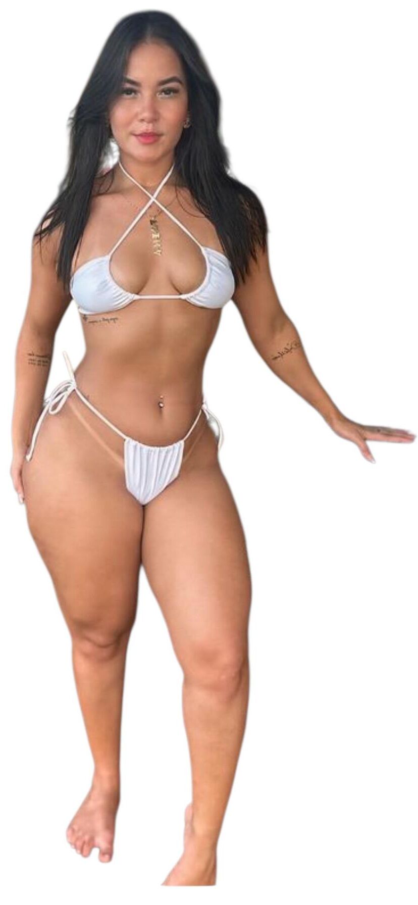 Latina lindas pegatinas grandes de trasero