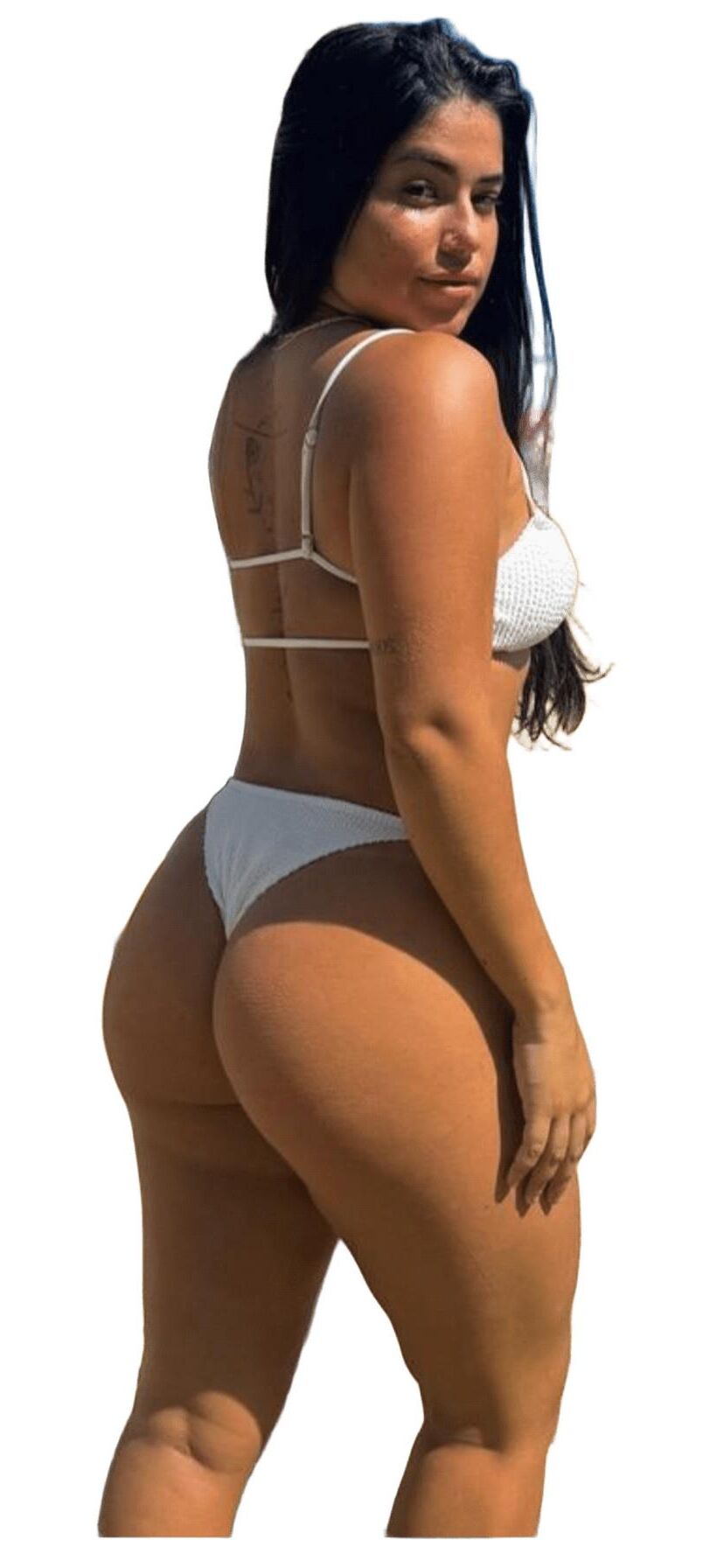 Latina lindas pegatinas grandes de trasero
