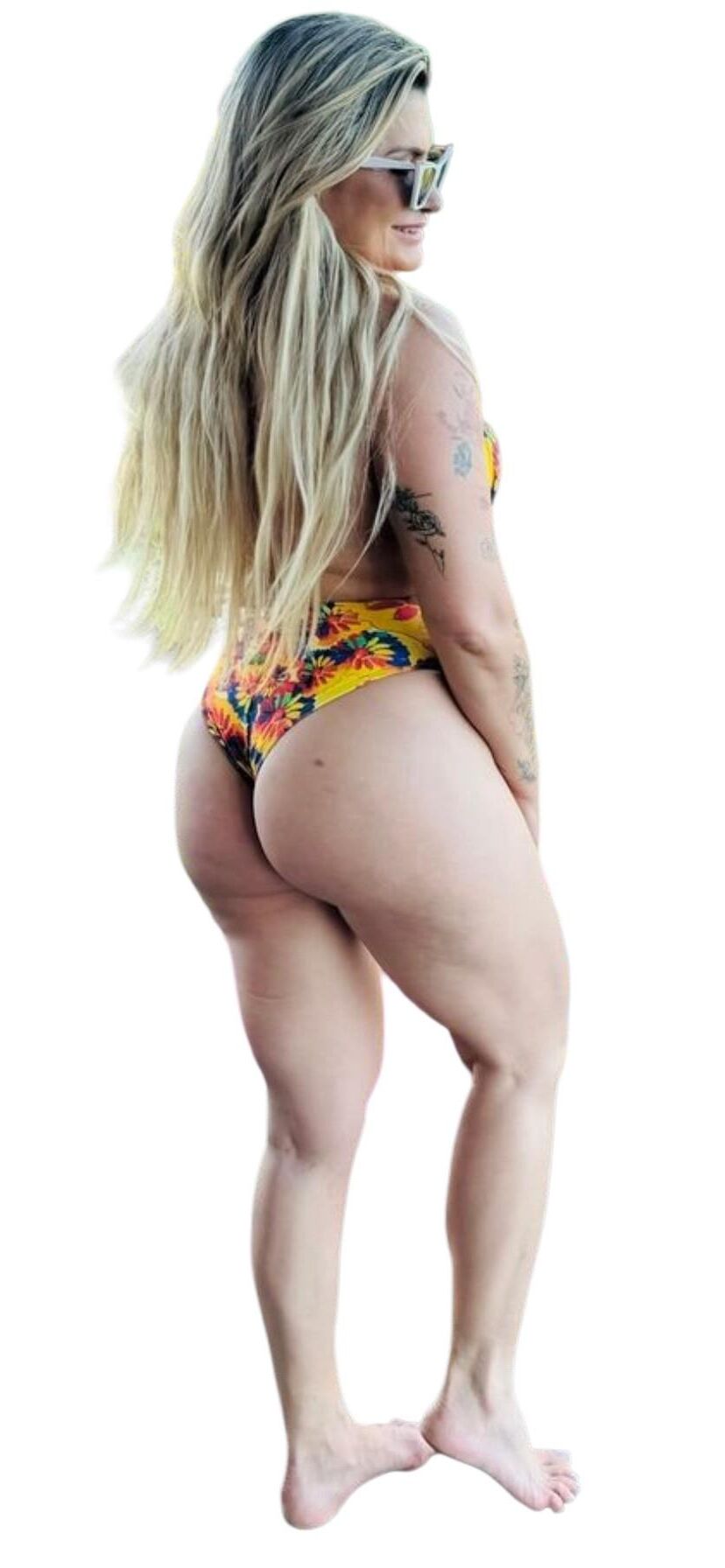 Latina lindas pegatinas grandes de trasero