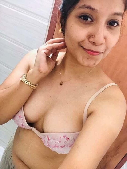 Topless Desi Gal Selfies