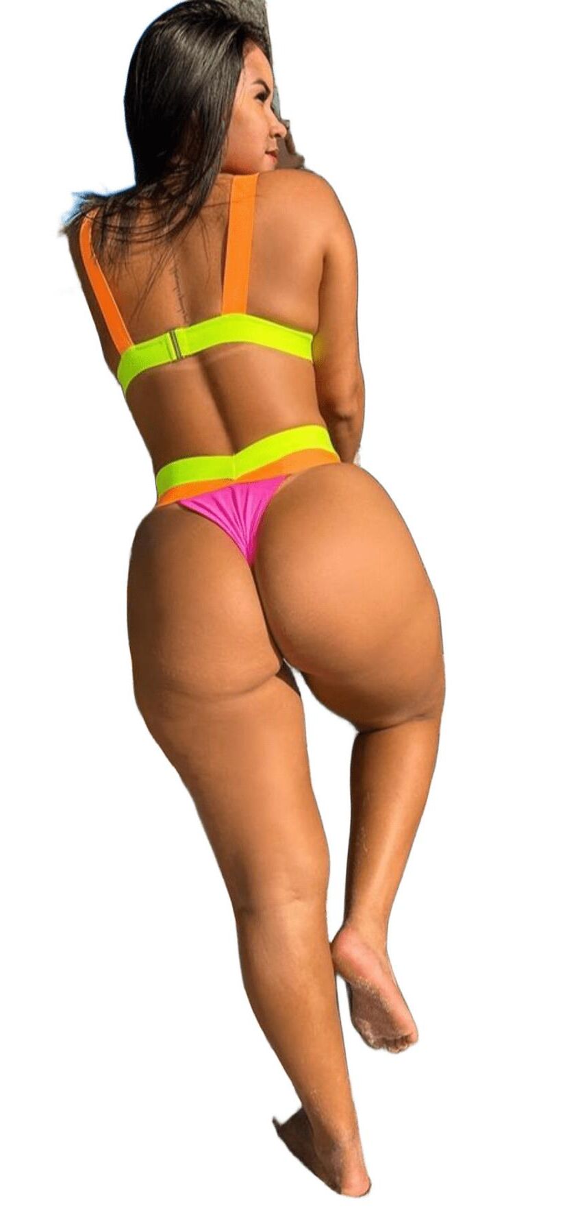 Latina lindas pegatinas grandes de trasero