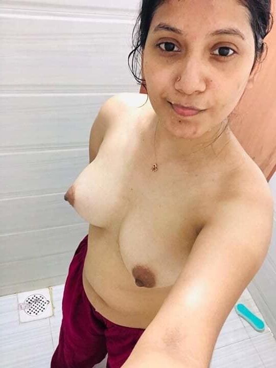 Topless Desi Gal Selfies