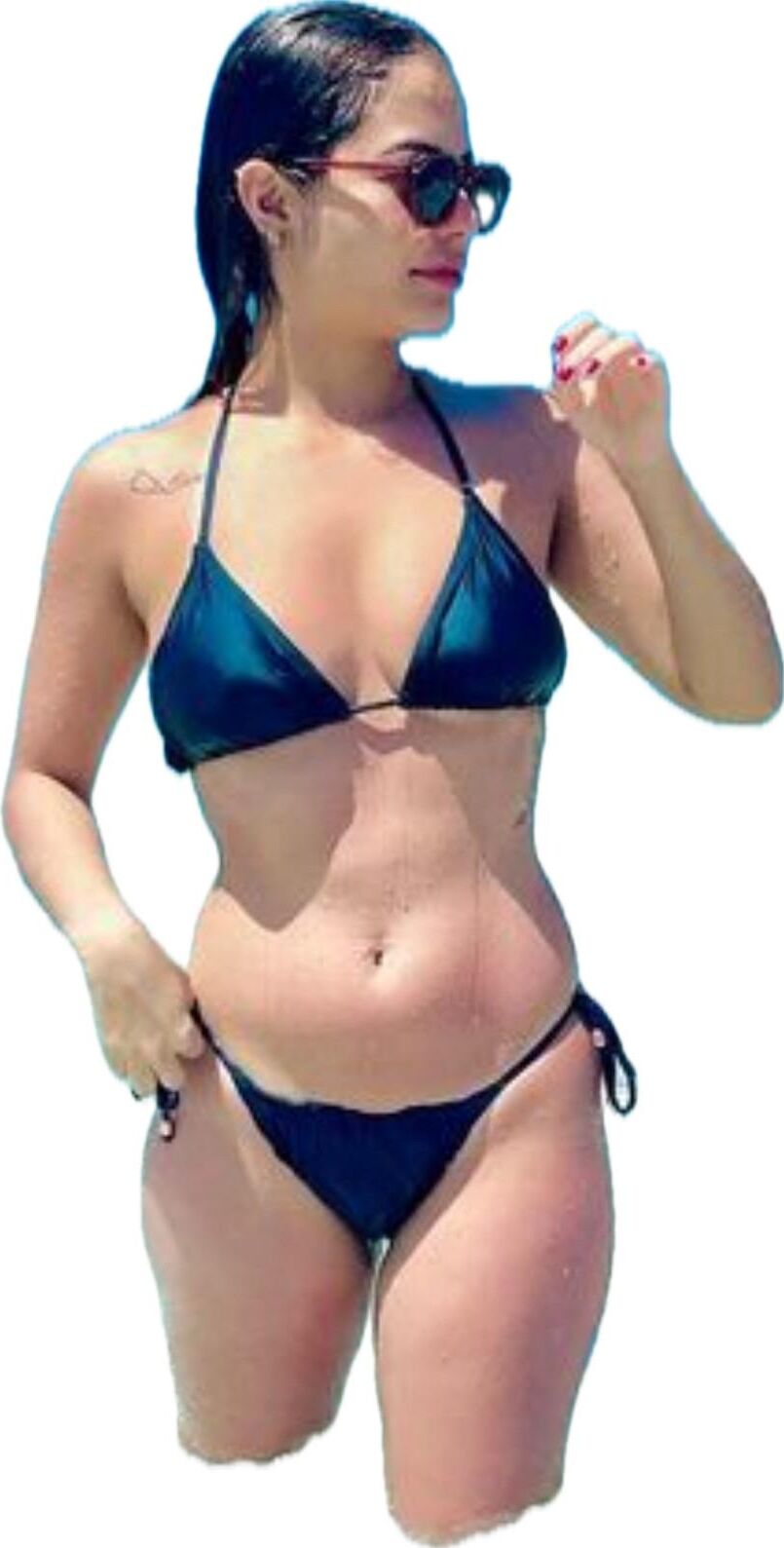 Latina lindas pegatinas grandes de trasero