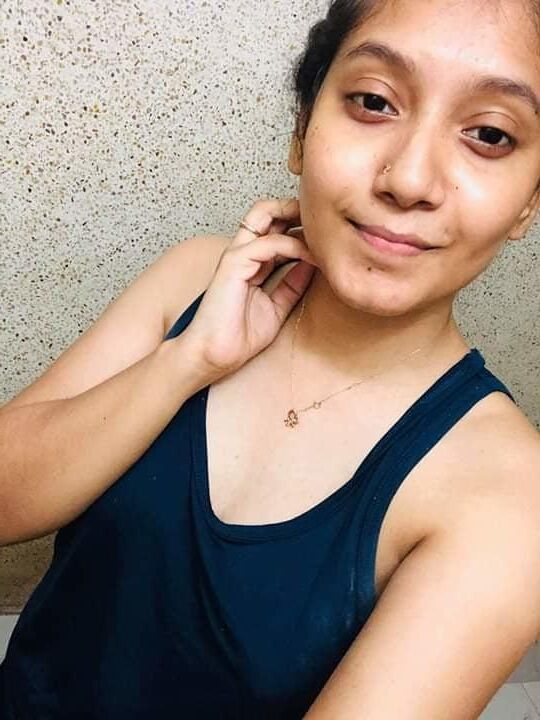 Topless Desi Gal Selfies