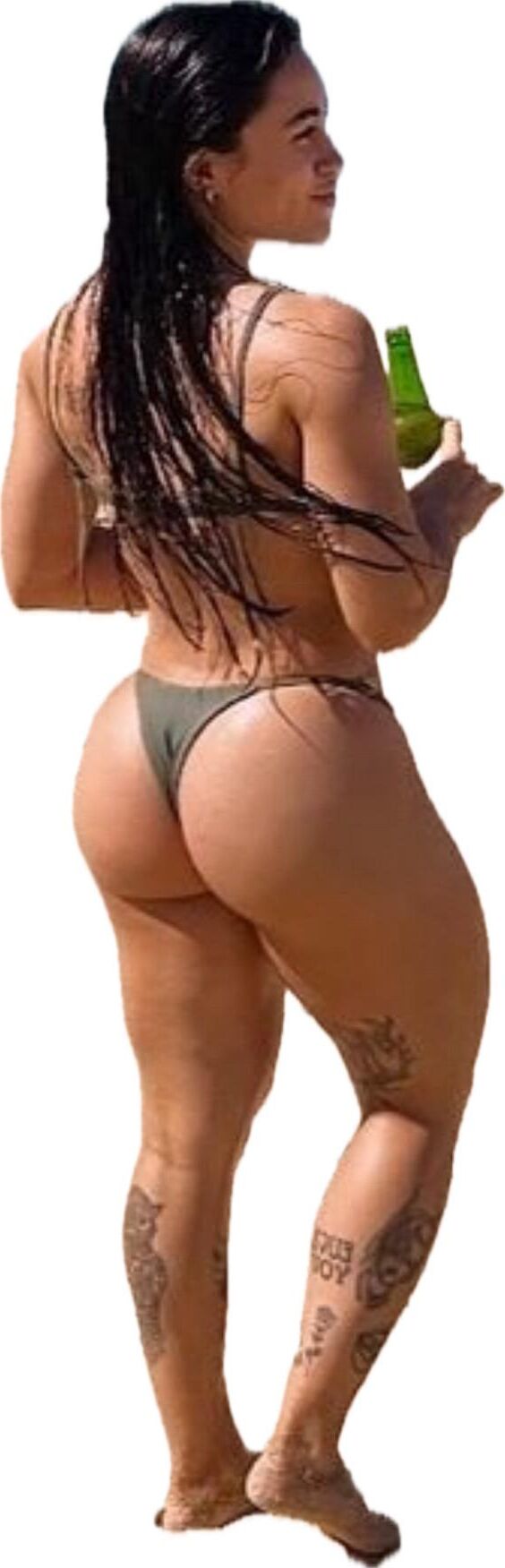 Latina lindas pegatinas grandes de trasero