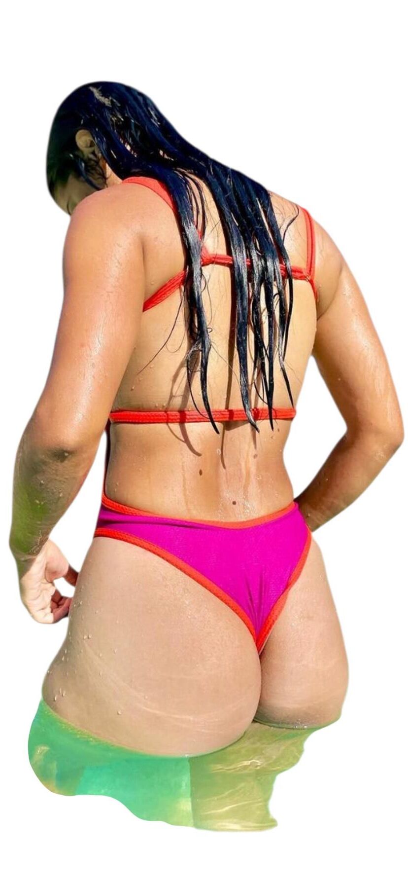Latina lindas pegatinas grandes de trasero