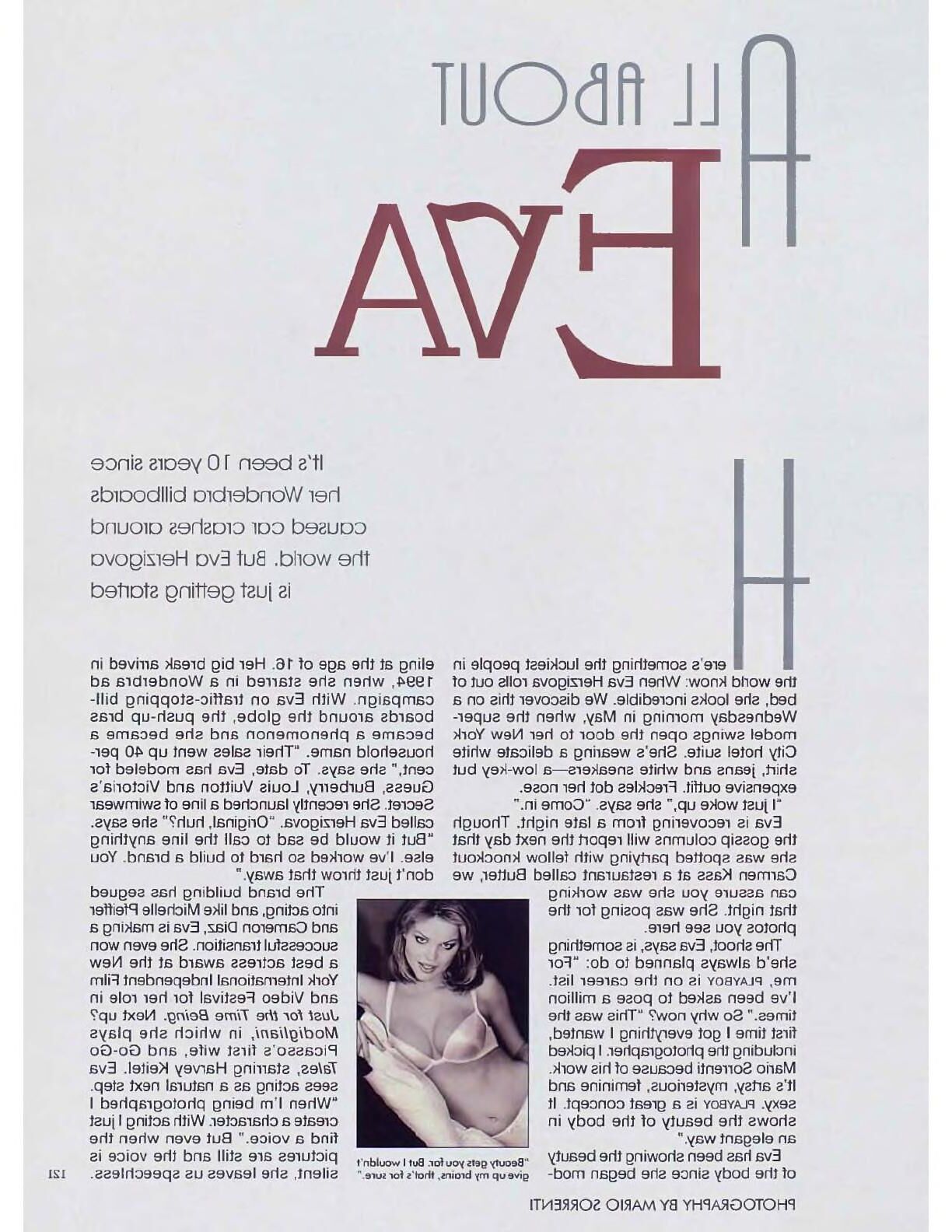 Playboy Eva Herzigova