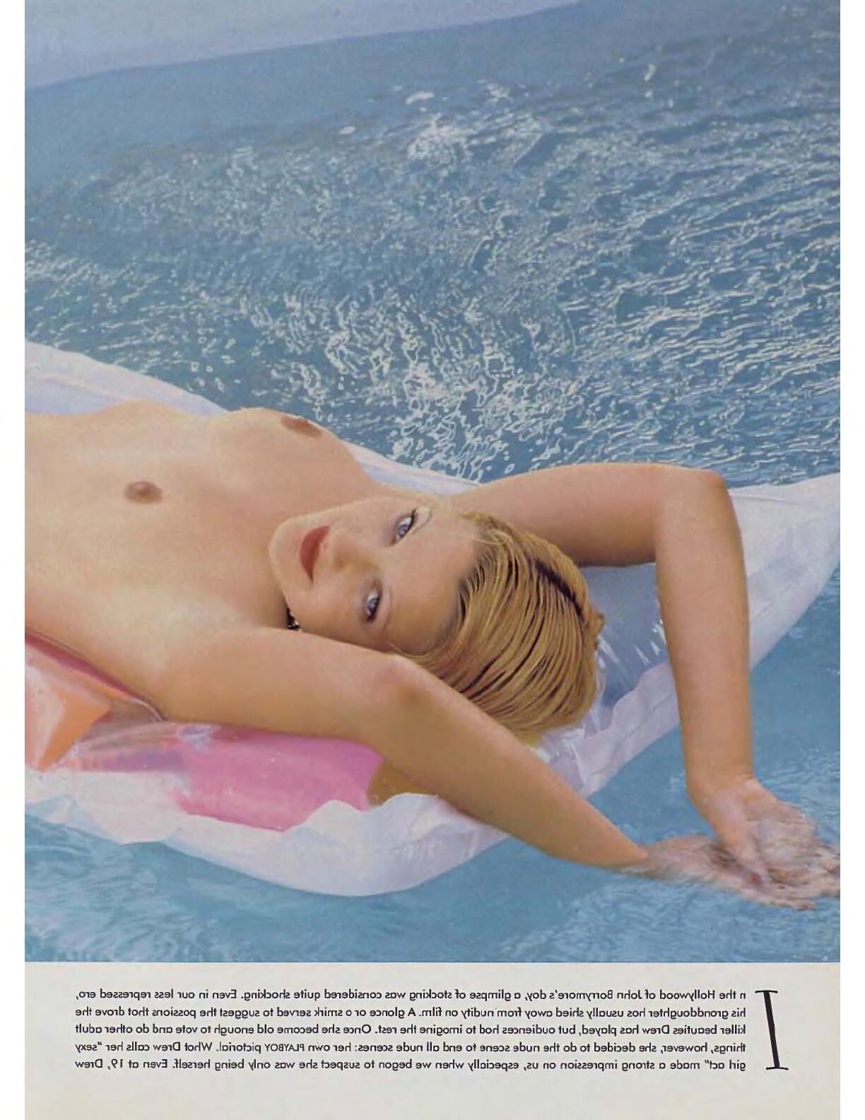 Playboy Drew Barrymore